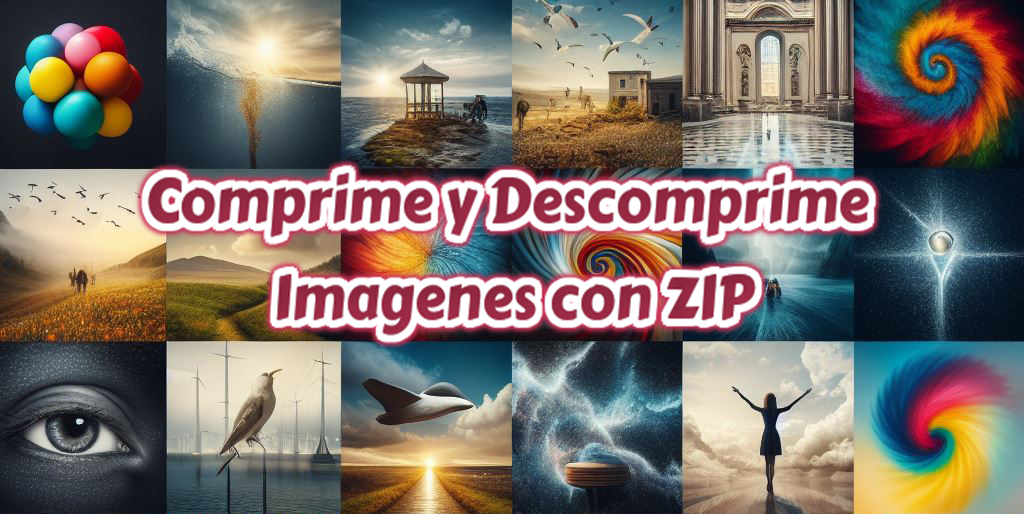 Comprime y Descomprime Imagenes con ZIP